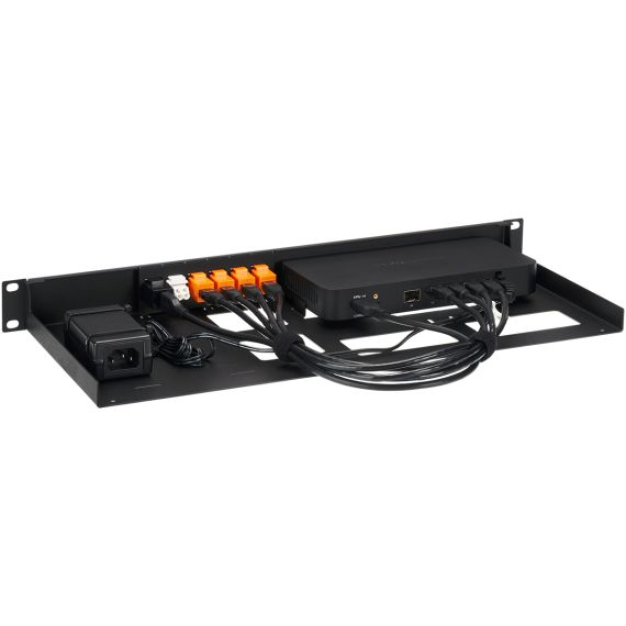 Rackmount.IT RM-SW-T14 / Firewall rack mount / Black / 1 pc(s) /
