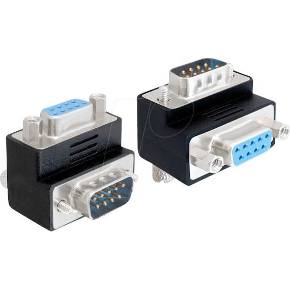 Delock / Serial adapter / DB-9 (M) to DB-9 (F) / 270° con | 65265
