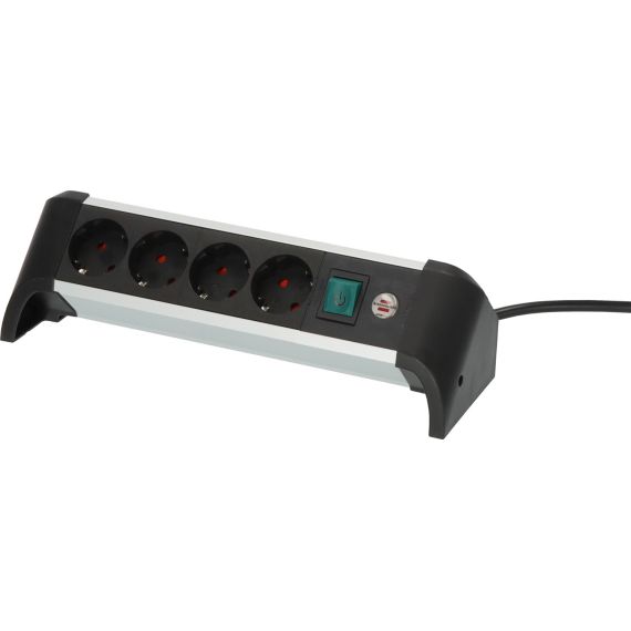 Brennenstuhl Alu-Office-Line Power Strip 4-fold