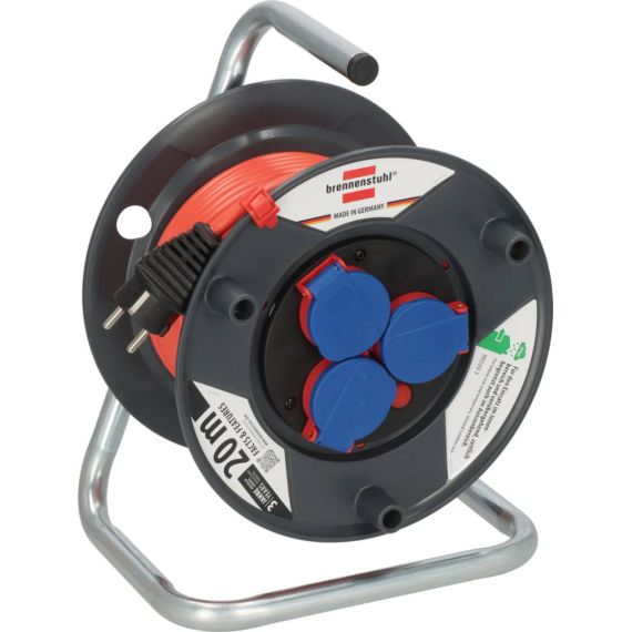 Brennenstuhl Cable Reel (Outdoor Cable Reel with 20m cable)