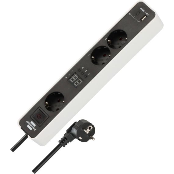 Brennenstuhl Ecolor Extension Lead 3-way 1153230026
