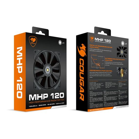 COUGAR Gaming Case Fan MHP 120, Fan, CGRCFMHP12HB