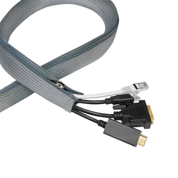 LogiLink Cable management sleeve with zipper 1 m KAB0073