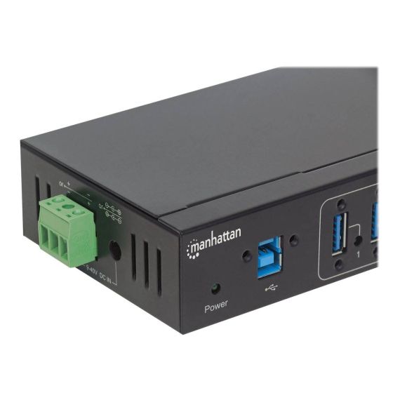 Manhattan USBA 7Port Hub Industrial, 7x USBA Ports, 5 164405