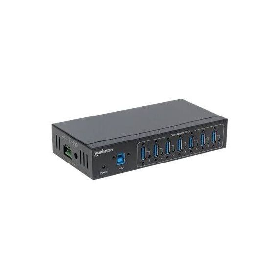 Manhattan USBA 7Port Hub Industrial, 7x USBA Ports, 5 164405