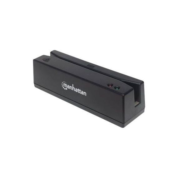 Manhattan USBA Magnetic Strip Card Reader, Triple Track 460255
