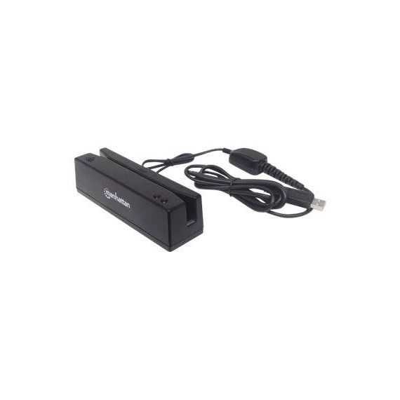 Manhattan USBA Magnetic Strip Card Reader, Triple Track 460255
