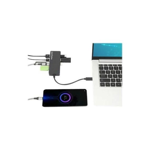 Manhattan USBC DockHub, Ports (x7): USBA (x7), 5 Gbps 168410