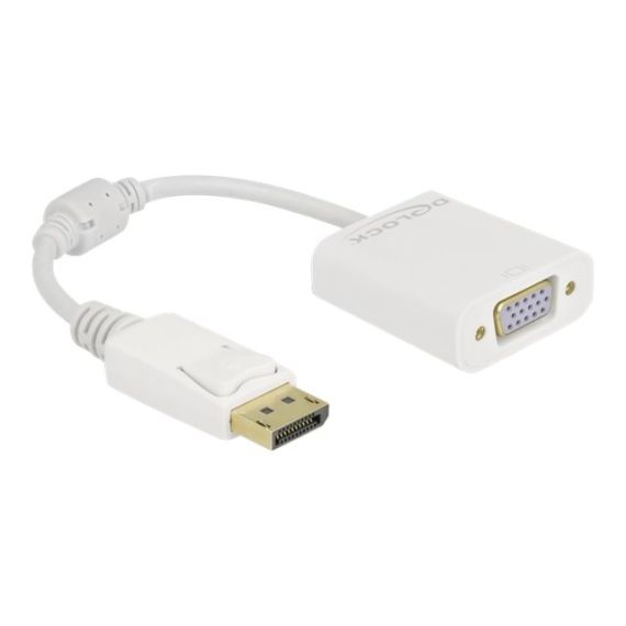 Delock / Adapter / DisplayPort (M) latched to HD-15 (VGA) | 61007