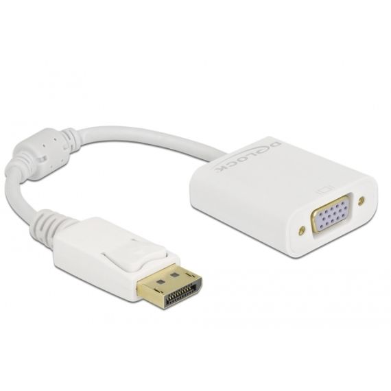 Delock / Adapter / DisplayPort (M) latched to HD-15 (VGA) | 61007