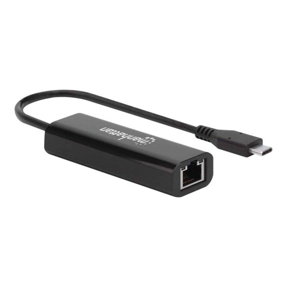 Manhattan USBC to 2.5GBASET Gigabit (101001000 Mbps & 153300