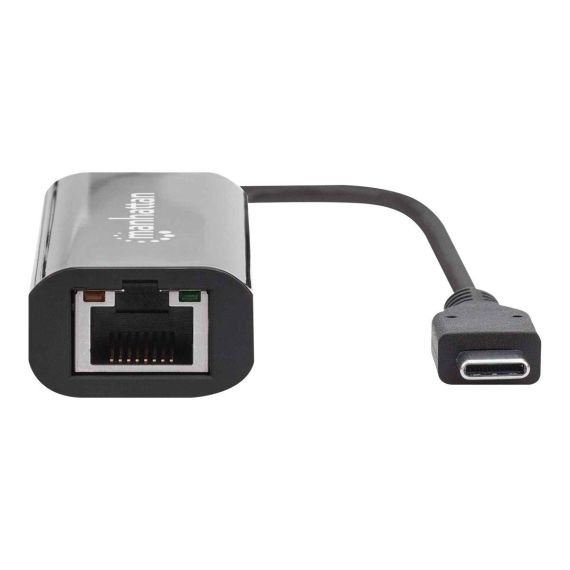 Manhattan USBC to 2.5GBASET Gigabit (101001000 Mbps & 153300