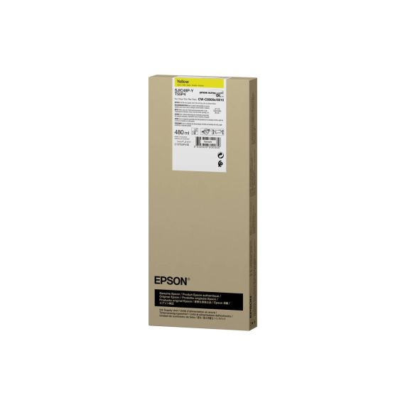 Epson T55P4 480 ml yellow original box ink pack for C13T55P440