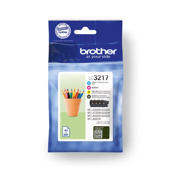 Brother LC3217 Value Pack / 4-pack / black, yellow, c | LC3217VAL