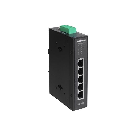Edimax IGS-1005 / Switch / 5 x 10/100/1000 / DIN rail mountable,
