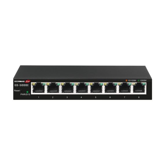 Edimax Pro GS-5008E / Switch / smart / 8 x 10/100/1000 / wall-mou