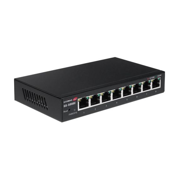 Edimax Pro GS-5008E / Switch / smart / 8 x 10/100/1000 / wall-mou