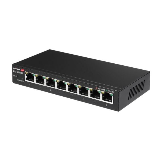 Edimax Pro GS-5008E / Switch / smart / 8 x 10/100/1000 / wall-mou