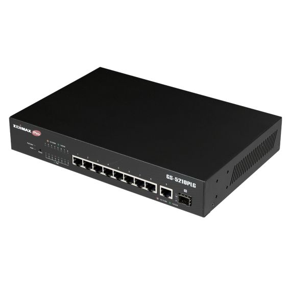 Edimax Pro GS-5210PLG / Switch / smart / 8 x 10/100/1000 (PoE+) +