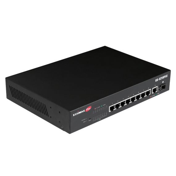 Edimax Pro GS-5210PLG / Switch / smart / 8 x 10/100/1000 (PoE+) +