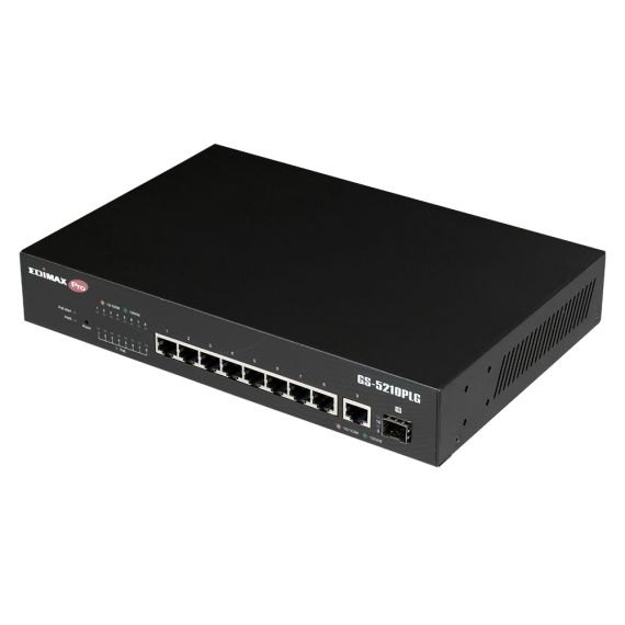 Edimax Pro GS-5210PLG / Switch / smart / 8 x 10/100/1000 (PoE+) +
