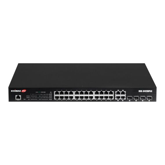 Edimax Pro IGS-5428PLC / Switch / industrial, Surveillance, VLAN,