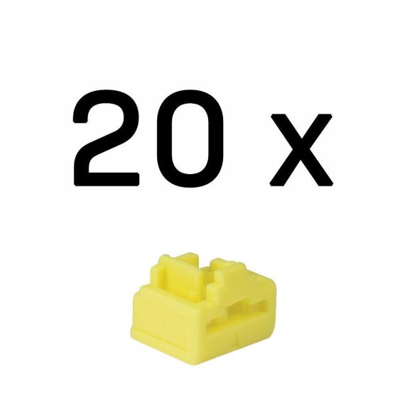 LINDY / LAN port blocker / yellow (pack of 20) | 47901