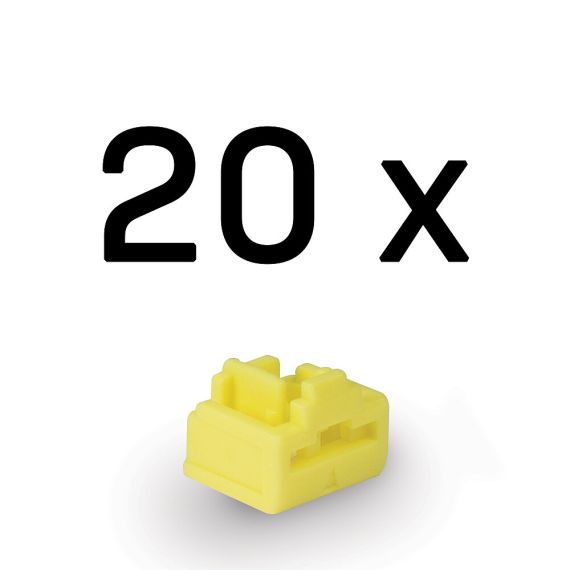 LINDY / LAN port blocker / yellow (pack of 20) | 47901