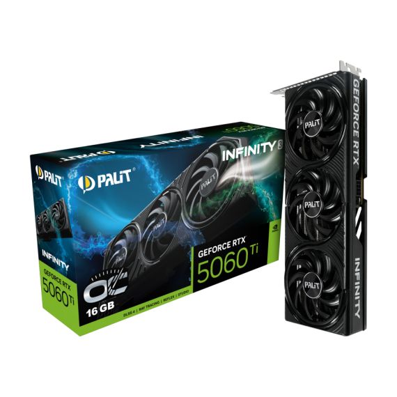 Palit GeForce RTX 5060 Ti Infinity 3 OC, G | NE7506TS19T1-GB2061S