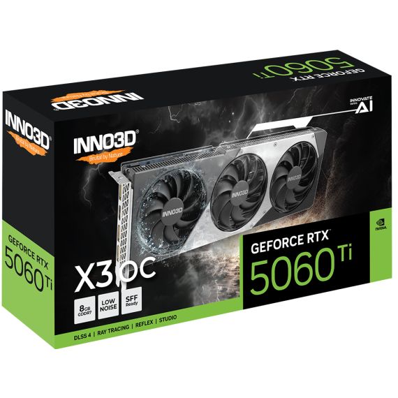 Inno3D GeForce RTX 5060 Ti 8GB X3 OC / Gra | N506T3-08D7X-193075L