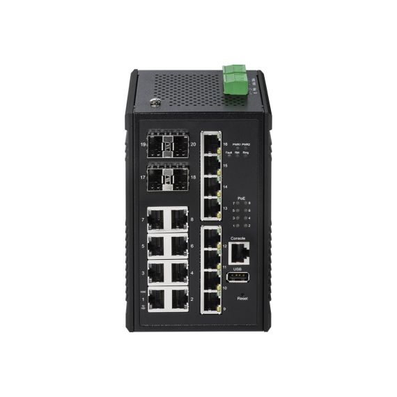 Edimax Pro IGS-5416P / Switch / smart / 8 x 10/100/1000 (PoE+) +