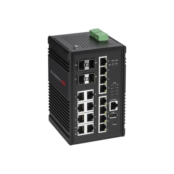 Edimax Pro IGS-5416P / Switch / smart / 8 x 10/100/1000 (PoE+) +