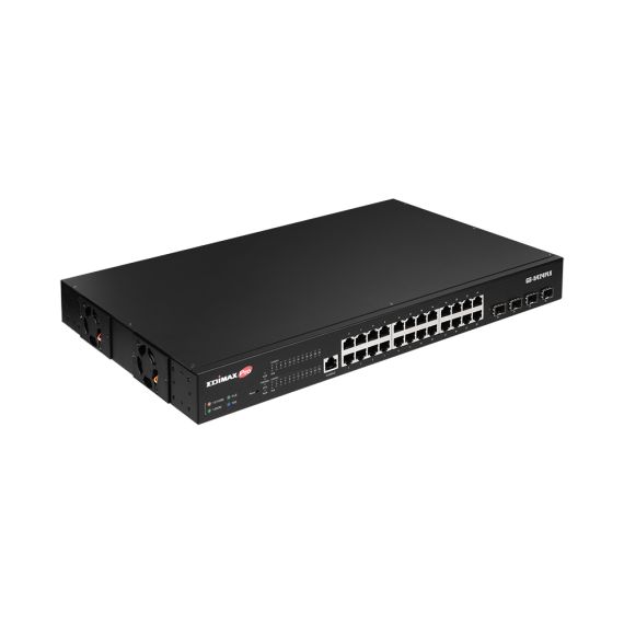 Edimax Pro GS-5424PLX / Switch / smart / 24 x 10/100/1000 (PoE+)
