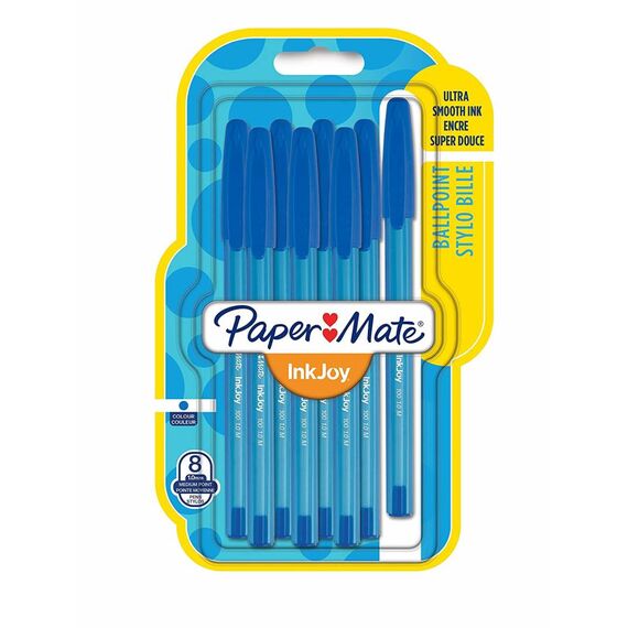 Paper Mate InkJoy 100 ST Clip Stick ballpoint pen Blue 1956742