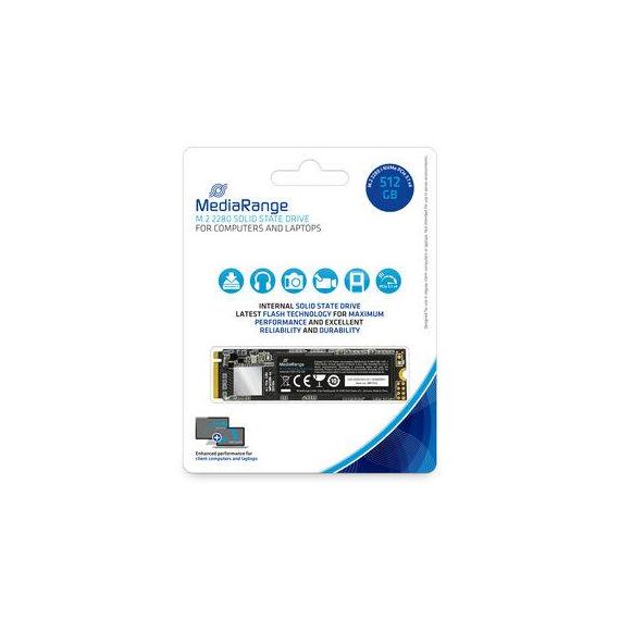 MEDIARANGE MR1032 512 GB M.2 2080 MBs 20 Gbits Internal MR1032