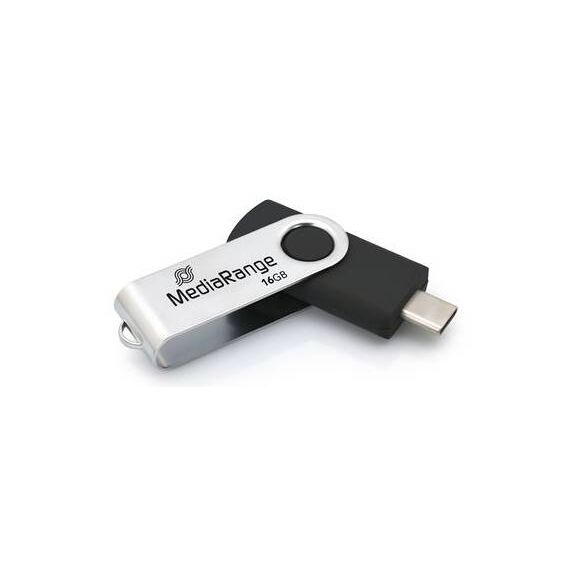 MEDIARANGE USBStick USB 3.2 Gen1 USBC 16 GB Typ MR1951