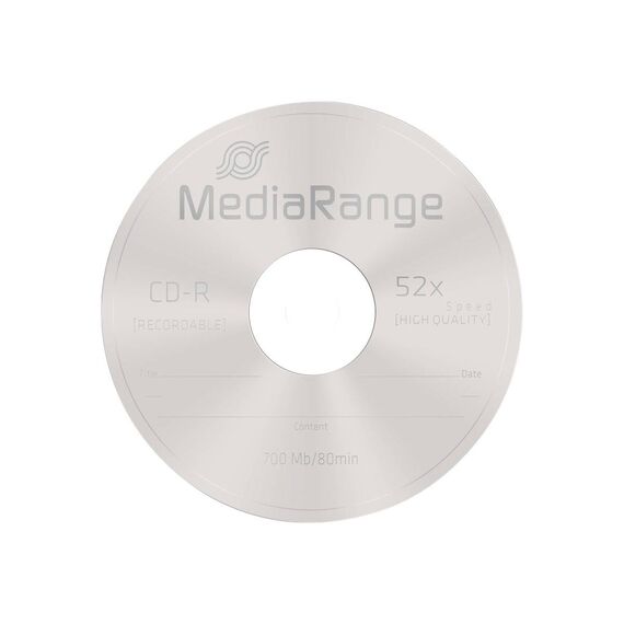MediaRange 50 x CDR 700 MB (80min) 52x MR207