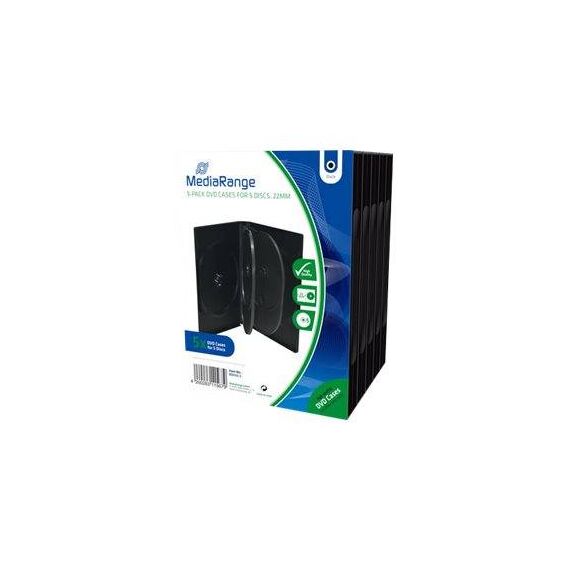 MediaRange DVD Case Media storage box capacity: 5 DVD BOX355
