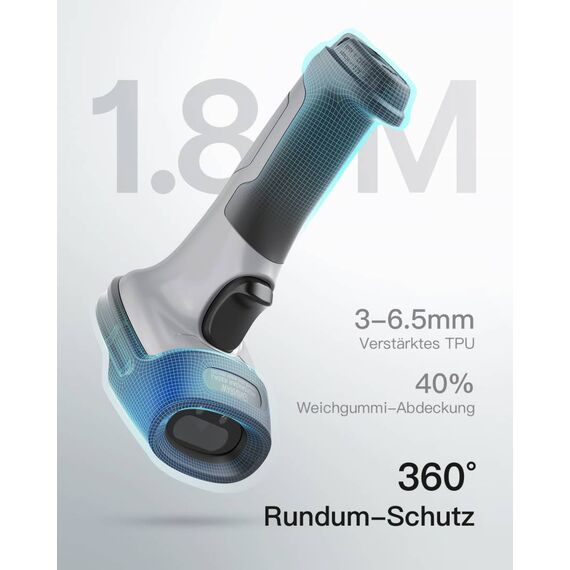 Inateck AI Barcode Scanner Bluetooth 1D Scanner BCST70AI_GRAY