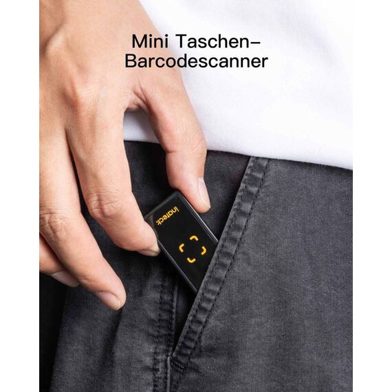 Inateck BCST-46 Mini Portable 2D Wireless Barcode Scanner
