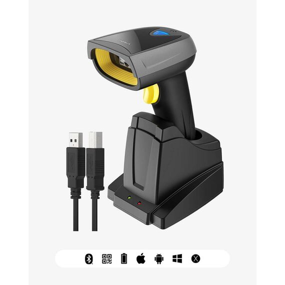 Inateck BCST-52 1D 2D barcode scannerBCST52_BLACK