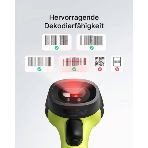 Inateck BCST-60 1D barcode scanner  BCST60_GREEN