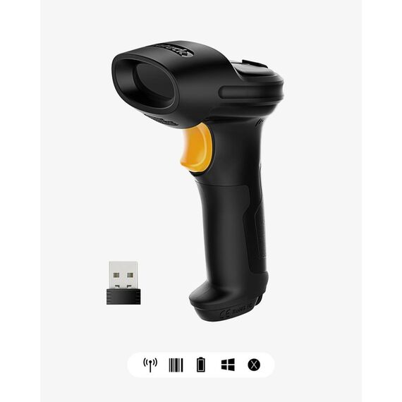 Inateck BCST-60 1D barcode scanner black