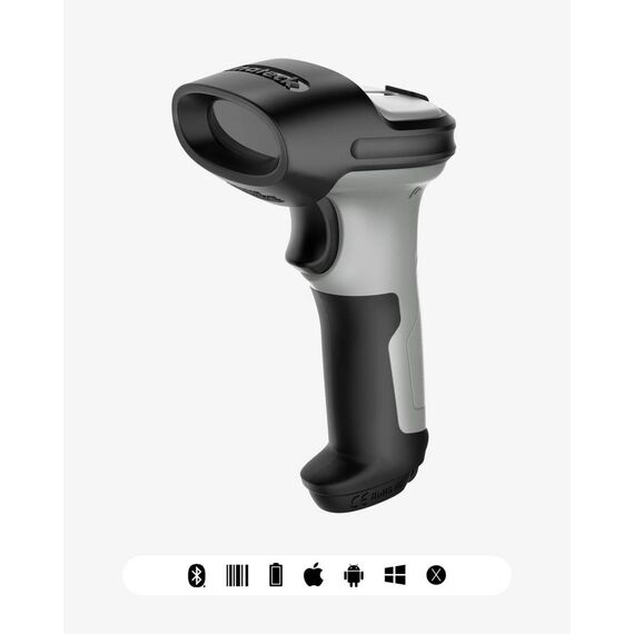 Inateck BCST-70 1D barcode scanner, Bluetooth up to 35m grey