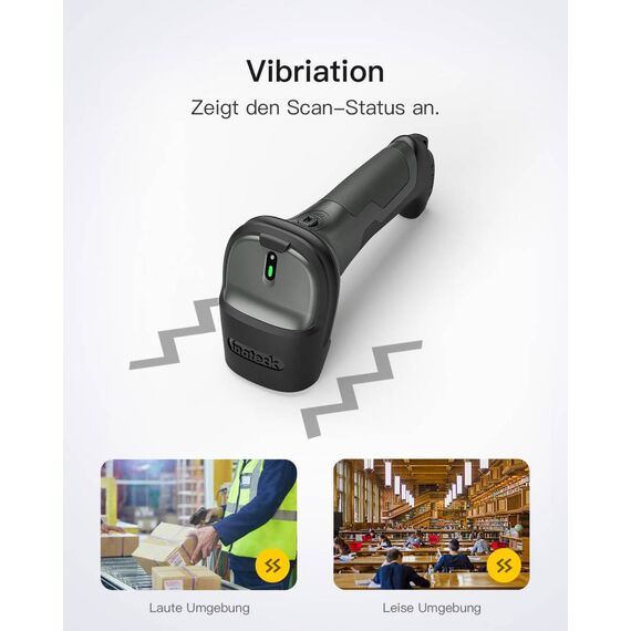 Inateck P7 1D barcode scanner P7_DARK GRAY