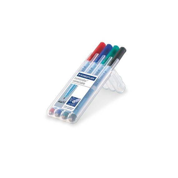 STAEDTLER Lumocolor correctable 305 4 pc(s) Black 305M WP41