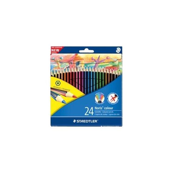 STAEDTLER Noris Coloured pencil assorted colours (pack 185 C24