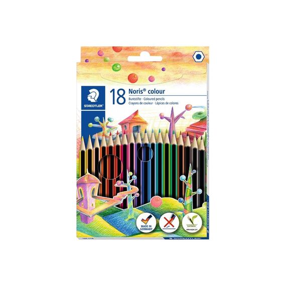 STAEDTLER Noris colour 185 Coloured pencil assorted 185 C18