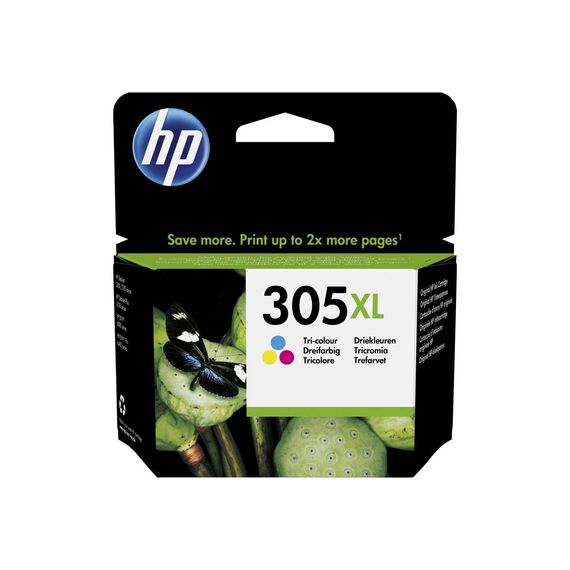 HP 305XL 5 ml High Yield colour (cyan, magenta, 3YM63AEUUS