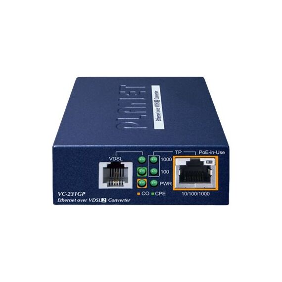PLANET VC-231GP / Media converter / 1GbE, Ethernet over VDSL2 / 1